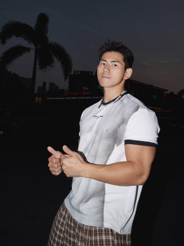26SS American Vintage Men's T-Shirt | Muscle Print Casual Top