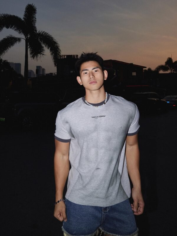 26SS American Vintage Men's T-Shirt | Muscle Print Casual Top