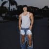 American Deconstructed Raw Edge Denim | Men's Unique Asymmetrical Jeans