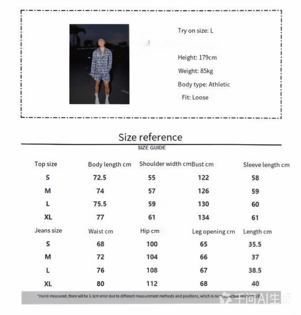 Summer Plaid Rhinestone Co-ord Set - Long Sleeve Shirt & Shorts Vacation Outfit