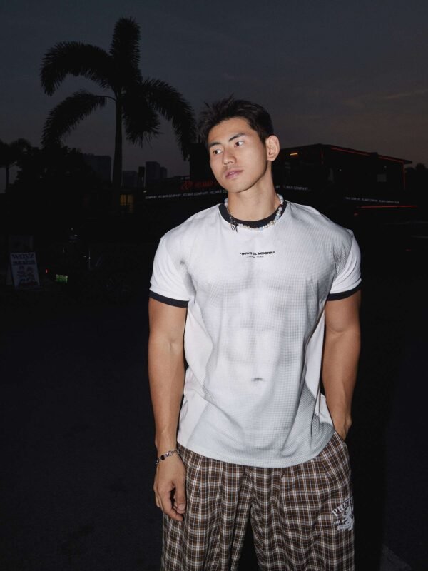 26SS American Vintage Men's T-Shirt | Muscle Print Casual Top