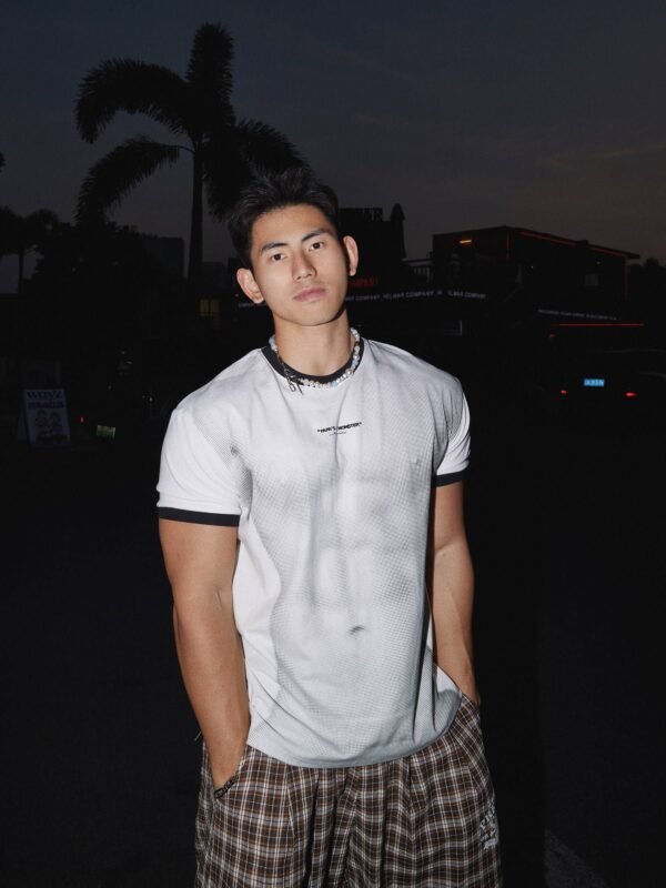 26SS American Vintage Men's T-Shirt | Muscle Print Casual Top