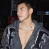 Natural Stone Pearl Men's Necklace | Handmade Collarbone Chain V2  40-45CM