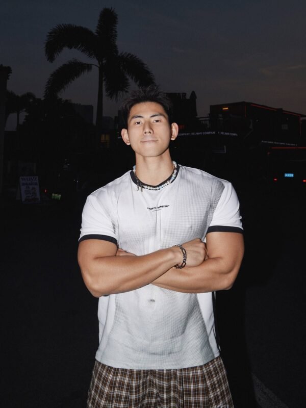 26SS American Vintage Men's T-Shirt | Muscle Print Casual Top